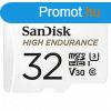 SanDisk MICRO SDHC krtya HIGH ENDURANCE 32GB,100 MB/S,C10,U