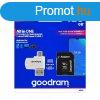 Goodram microSDHC 128GB Class 10 memriakrtya SD adapterrel