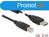 DeLock USB 2.0 Type-A male > USB 2.0 Type-B male cable 2m