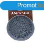 Amarago lick mat round bowl grey - Kr szrke