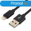 USB nejlon fonott kbel - Apple Lightning everActive CBB-1.2