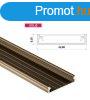 LED Alumnium Profil Szles [SOLIS] Bronz 1 mter