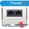 Legrand Galea Life 2xRJ45 Cat.6 UTP, LCS2, gyngyhz GG77583