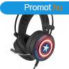 Marvel fejhallgat - Amerika Kapitny 001 USB-s gamer fejhal