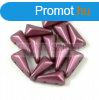 Vexolo cseh prselt 2lyuk gyngy - Pastel Burgundy - 5x8mm