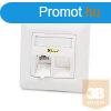 KELine 601140-UP + KEJ-C5E-U-TL(2) Modulo50 sllyesztett alj