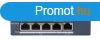 Hikvision DS-3E1505P-EI 5 portos PoE switch (60 W), 4 PoE + 