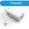 FIXED Dual USB-C Travel Charger 35W White