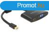 DeLock Adapter mini Displayport 1.1 male > HDMI / VGA fem