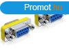 DeLock Adapter Gender Changer Sub-D9 female / female