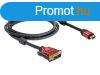 DeLock High Speed HDMI A male > DVI-D (Dual Link) (24+1) 