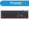 T-Dagger Naxos Wired Keyboard Blue Switch Black HU