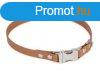 Firedog BioThane nyakrv Clip 25 mm 40 cm light brown