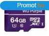 WD Purple 64GB QD101, Class 10 UHS-1 microSDXC memriakrtya