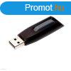 USB drive 64GB, USB 3.0, VERBATIM "V3", fekete-sz