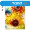 Notesz Colors A5 vonalas fehr lapokkal Sunflower Dayliner