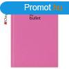 Notesz Pannon A5 fehr lapokkal bullet fuchsia Dayliner