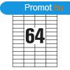 Etikett cmke, 48,5x16,9mm, 100 lap, 64 cmke/lap 
