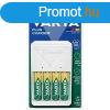 Elemtlt, akku Plug tlt + 4 db AA 2100 mAH Varta