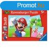 Ravensburger Puzzle 3x49 db - Super Mario