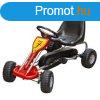 Pedlos verseny gokart - piros