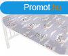Baby Shop 60*120 cm pamut,gumis leped - szrke srkny
