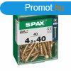 Csavaros doboz SPAX Fa csavar Lapos fej (4,5 x 40 mm) MOST 5