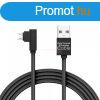 Adatkbel - MicroUSB - 2m fekete