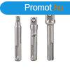 EXTOL PREMIUM dugkulcs adapter kszlet 3db-os; 1/4 - 3/8 - 