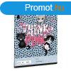 Fzet iskolai A5, 32lap, sima 20-32 Ars Una THINK-PINK (5285