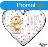 Szv alak prna, I love you, maci sok piros szvvel