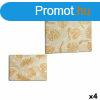 Vszon Nvnyi levl Aranysrga 120 x 80 x 2,5 cm (4 egysg)