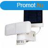 Lightway Solar 12W 6500K 900 lumen falra szerelhet, napelem