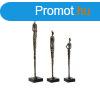 Dekoratv Figura Home ESPRIT Fekete Stt szrke modern Embe