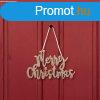 Karcsonyi dekorci - "Merry Christmas" felirat -