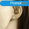 Flbevalk 14K srga aranybl - lapos hold, kerek, brilinss