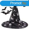 Halloween boszorkny sapka