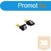 Delock 82482 SATA cable 70cm down/straight metal yellow