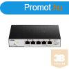 D-LINK Switch 5x1000Mbps(2xPOE) Fmhzas Asztali Menedzselhe