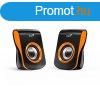 GENIUS 2.0 Hangszr SP-Q180 3.5mm Jack+ USB 6 Watt Fekete/N