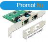DELOCK PCI-E x1 Bvtkrtya > 2x RJ45 Gigabit LAN RTL811