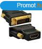 Astrum PA250 DVI - HDMI adapter fekete (passzv)