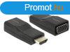 DeLock Adapter HDMI male > VGA female Black