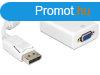 DeLock Adapter Displayport 1.2 male > VGA female White