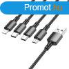 BOROFONE USB-A to 2xUSB-C, micro USB, Lightning male/male ca