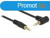 DeLock Cable Stereo Jack 3.5 mm 4 pin male > male angled 