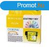 Brother CB11/LC980/LC985/LC1100XL tintapatron yellow ORINK