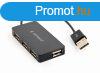 Gembird UHB-U2P4-04 4-port USB hub Black