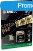 Emtec 128GB microSDXC SpeedIN Pro Class 10 U3 A1 + adapterre