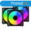 Ventaris VGCF120-3F Tempest RGB Fan 3-pack Black